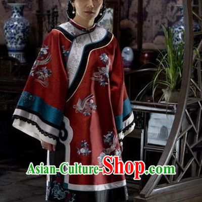 Traditional Chinese Minguo Time Lady Embroidered Clothing and Hair Accessories Complete Set for Women Girls Kids Adults