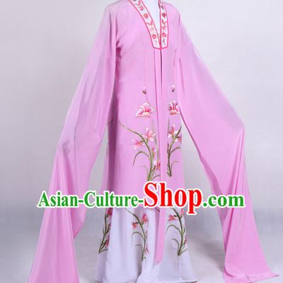 Chinese Opera Costumes Huangmei Opera Stage Performance Costume Chinese Traditional Hua Dan Costume Drama Costumes and Hat Complete Set for Women