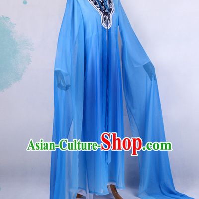 Chinese Opera Costumes Huangmei Opera Stage Performance Costume Chinese Traditional Water Sleeve Costume Drama Costumes Complete Set