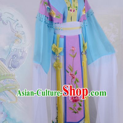 Chinese Opera Costumes Huangmei Opera Stage Performance Costume Chinese Traditional Water Sleeve Costume Drama Costumes Complete Set