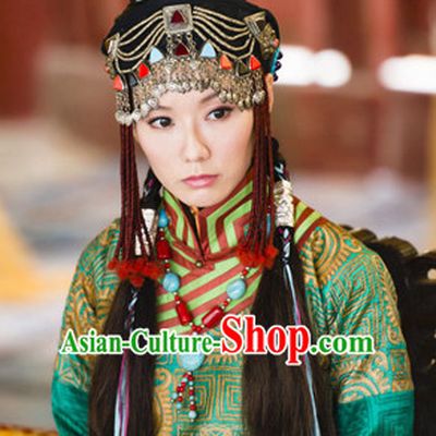 Handmade Mongolian Princess Traditional Hair Accessories