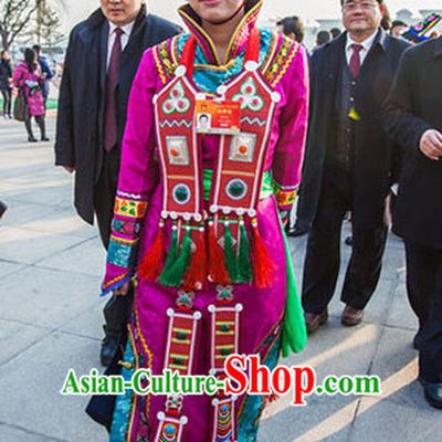 Chinese Traditional Ethnic National Costumes Complete Set