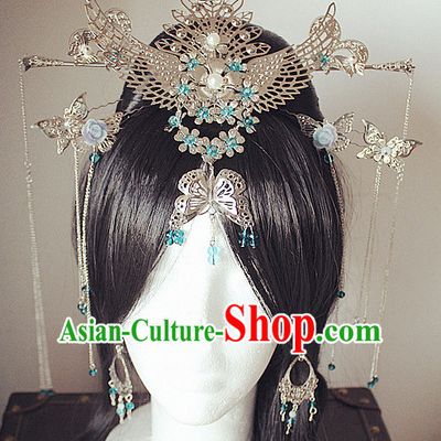Handmade Chinese Fairy Hair Accessories Hair Ornaments Hair Pieces for Women
