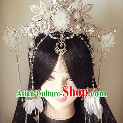 Handmade Chinese Fairy Hair Accessories Hair Ornaments Hair Pieces for Women