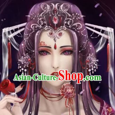 Handmade Chinese Fairy Hair Accessories Hair Ornaments Hair Pieces for Women