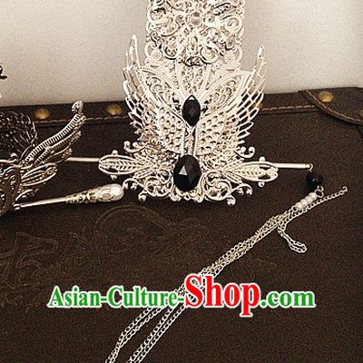 Handmade Chinese Prince Crown Hair Accessories Hair Ornaments Hair Pieces for Men