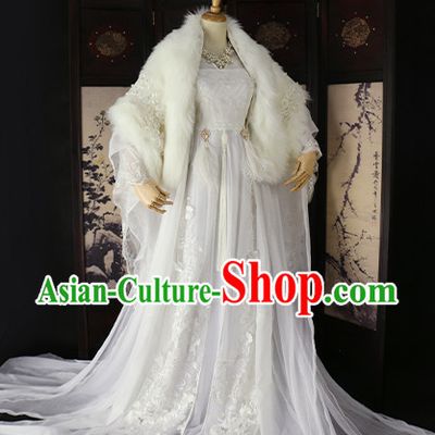 Ancient Chinese Queen Clothing Traditional Chinese Clothes Wedding Dresses Tangzhuang Queen Han Fu Complete Set for Women