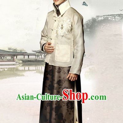 Top Chinese Minguo Clothing Theater and Reenactment Costumes Ancient Chinese Clothes Complete Set for Men