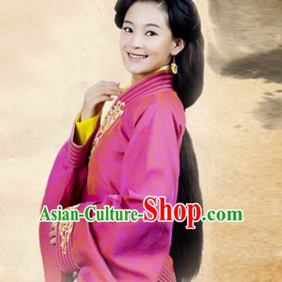 Top Chinese Traditional Princess Clothing Theater and Reenactment Costumes Red Chamber Chinese Clothes and Headpieces Complete Set for Women