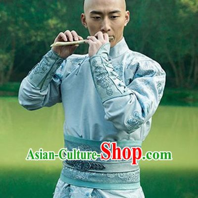 Ancient Chinese Prince Men's Clothing _ Apparel Chinese Traditional Dress Theater and Reenactment Costumes Complete Set for Men