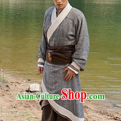 Ancient Chinese Men's Clothing _ Apparel Chinese Traditional Dress Theater and Reenactment Costumes Complete Set for Men