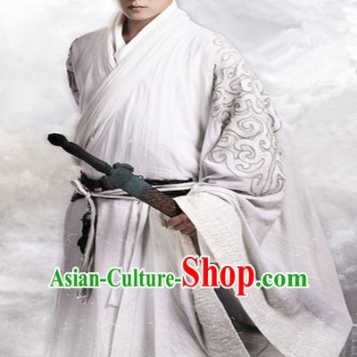 Ancient Chinese Noblemen Men's Clothing _ Apparel Chinese Traditional Dress Theater and Reenactment Costumes Complete Set for Men