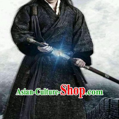 Ancient Chinese Noblemen Men's Clothing _ Apparel Chinese Traditional Dress Theater and Reenactment Costumes Complete Set for Men