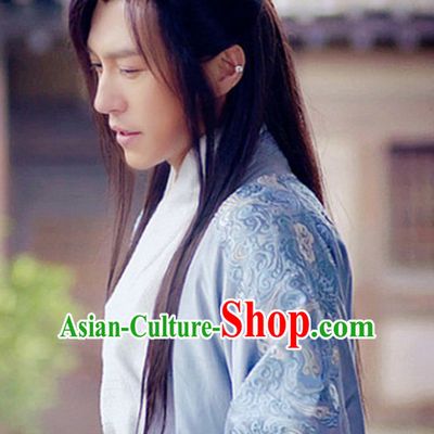 Chinese Men's Clothing _ Apparel Chinese Traditional Dress Theater and Reenactment Costumes and Headwear Complete Set
