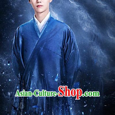 Chinese Ancient Prince Men's Clothing _ Apparel Chinese Traditional Dress Theater and Reenactment Costumes and Headwear Complete Set