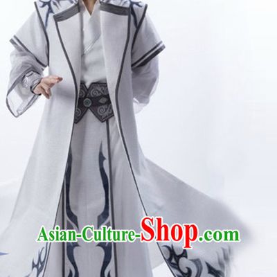 Chinese Ancient Prince Men's Clothing _ Apparel Chinese Traditional Dress Theater and Reenactment Costumes and Headwear Complete Set