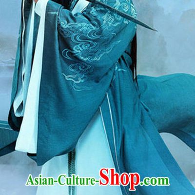 Chinese Ancient Emperor Men's Clothing _ Apparel Chinese Traditional Dress Theater and Reenactment Costumes and Headwear Complete Set