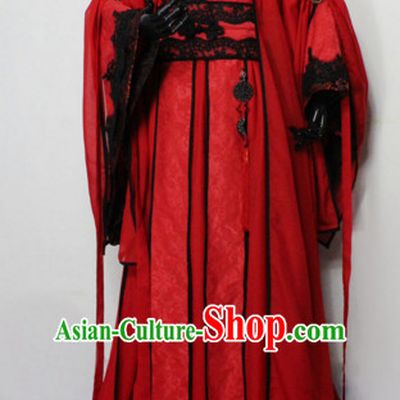Chinese Men Traditional Royal Emperor Wedding Dress Cheongsam Ancient Chinese Imperial Clothing Cultural Robes Complete Set