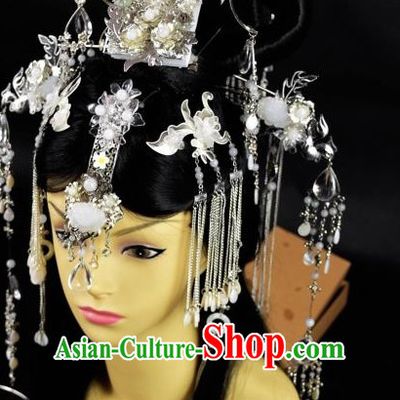 Top Chinese Empress Phoenix Hair Style China Hairpieces Chinese Traditional Hairpins Bridal Headwear