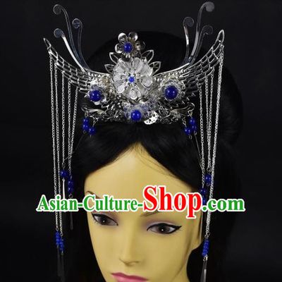 Top Chinese Empress Phoenix Hair Style China Hairpieces Chinese Traditional Hairpins Bridal Headwear