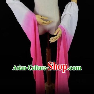 Chinese Traditional Stage Performance Color Transition Water Sleeve Long Sleeves