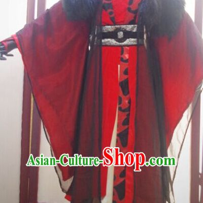 Chinese Ancient Han Fu Emperor Clothing Robes Tunics Accessories Traditional China Clothes Men Adults Kids