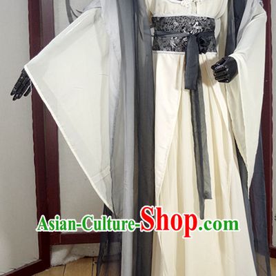 Chinese Ancient Han Fu Emperor Clothing Robes Tunics Accessories Traditional China Clothes Men Adults Kids