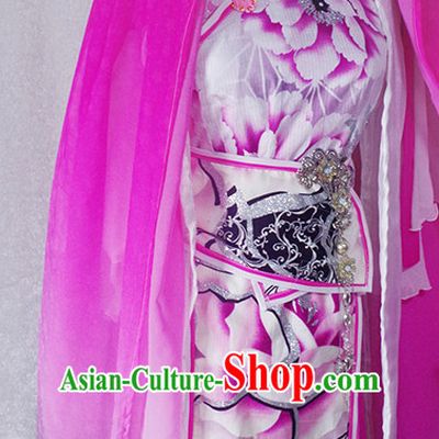 Chinese Ancient Han Fu Princess Clothing Robes Tunics Accessories Traditional China Clothes Adults Kids