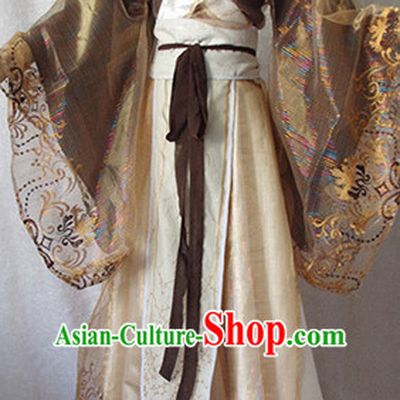 Chinese Ancient Han Fu Emperor Clothing Robes Tunics Accessories Traditional China Clothes Adults Kids