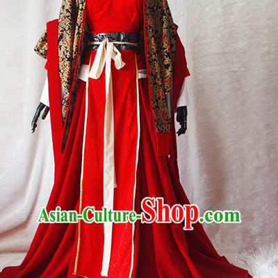 Chinese Ancient Han Fu Noblewoman Clothing Robes Tunics Accessories Traditional China Clothes Adults Kids