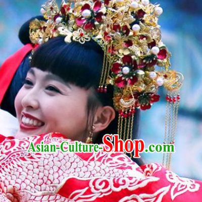 Chinese Traditional Wedding Ceremony Hair Accessories Hair Jewelry