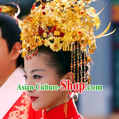 Chinese Traditional Wedding Ceremony Hair Accessories Hair Jewelry