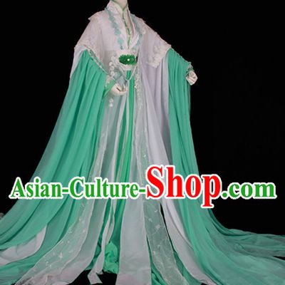 Ancient Chinese Fairy Style Costumes Imperial Princess Outfits Complete Set for Women