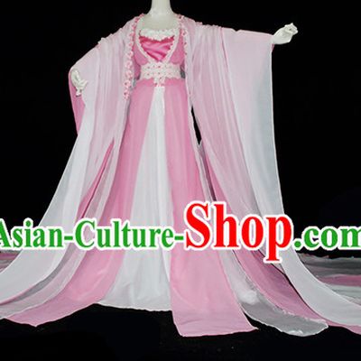 Ancient Chinese Fairy Style Costumes Imperial Princess Outfits Complete Set for Women