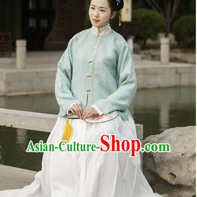Chinese Ming Dynasty Hanfu Dress China Hanfu Costume Histroical Dresses Traditional Hanfu Wedding Ceremony Chinese Culture Clothing Complete Set