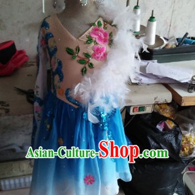 Chinese Traditional Dance Costumes for Women Customized Dance Dresses Dancing Wear Complete Set for Kids