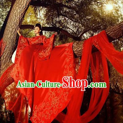 Chinese TV Drama Costume Ancient Theatrical Costumes Historical Clothing and Hair Jewelry Complete Set for Women