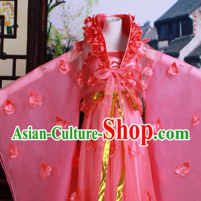 Chinese TV Drama Princess Costume Ancient Theatrical Costumes Historical Clothing and Hair Jewelry Complete Set for Women