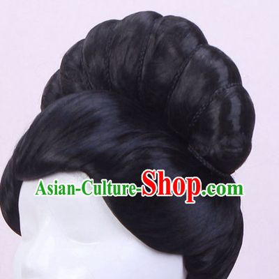 Traditional Chinese Style Black Wigs for Women