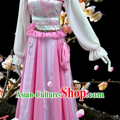 Ancient Chinese Fairy Costumes Complete Set for Women