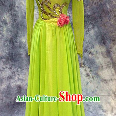 Chinese Folk Dance Costume for Women or Girls
