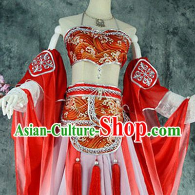 Ancient Chinese Stage Royal Dress National Costume Halloween Costumes Hanfu Chinese Dresses Chinese Clothing