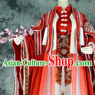 Ancient Chinese Stage Royal Dress National Costume Halloween Costumes Hanfu Chinese Dresses Chinese Clothing