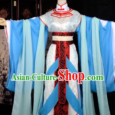 Ancient Chinese Stage Palace Maid Costume National Costume Halloween Costumes Hanfu Chinese Dresses Chinese Clothing
