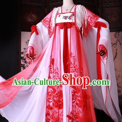 Ancient Chinese Stage Palace Princess Costume National Costume Halloween Costumes Hanfu Chinese Dresses Chinese Clothing