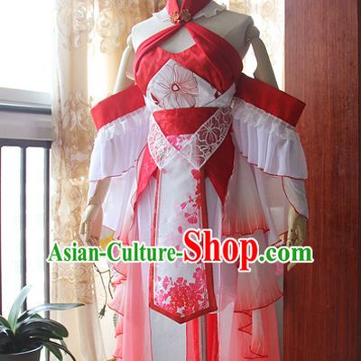 Ancient Chinese Stage Costume National Costume Halloween Costumes Hanfu Chinese Dresses Chinese Clothing