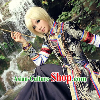 Chinese Ancient Style Cosplay Costume National Costumes Stage Play Dramas Drama Costume for Men
