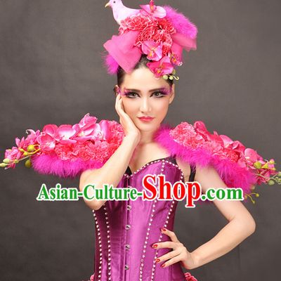 Giant Feather Wings Stage Costumes Theater Costumes Professional Theater Costume for Women