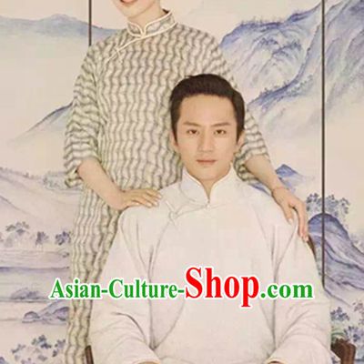 Top Chinese Traditional Men and Women's Clothing _ Apparel Chinese Traditional Dress Theater and Reenactment Costumes Complete Set