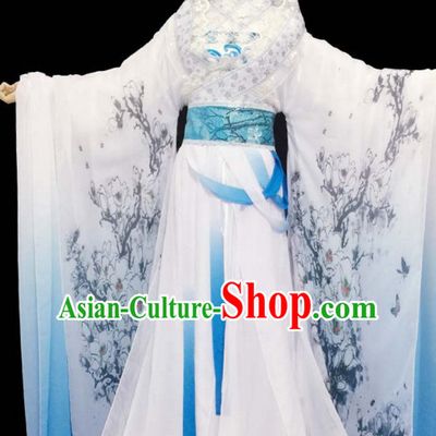 Chinese Traditional Princess Hanfu Dress Ancient Chinese Lady Costumes Complete Set for Women Girls